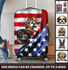 Dog Personalized Luggage Cover, Personalized Gift for Dog Lovers, Dog Dad, Dog Mom - LC007PS02 - BMGifts (formerly Best Memorial Gifts)