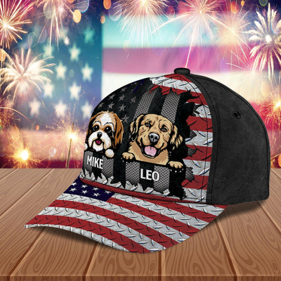 Personalized Dog Classic Cap, Personalized Gift for Dog Lovers, Dog Dad, Dog Mom - CPC33PS06 - BMGifts