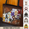 Happy Halloween Cat Mom Personalized All Over Tote Bag, Halloween Gift, Personalized Gift for Cat Lovers, Cat Mom, Cat Dad - TO065PS01 - BMGifts