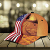 Horse And Flag Personalized Classic Cap, Personalized Gift for Horse Lovers - CP009PS - BMGifts