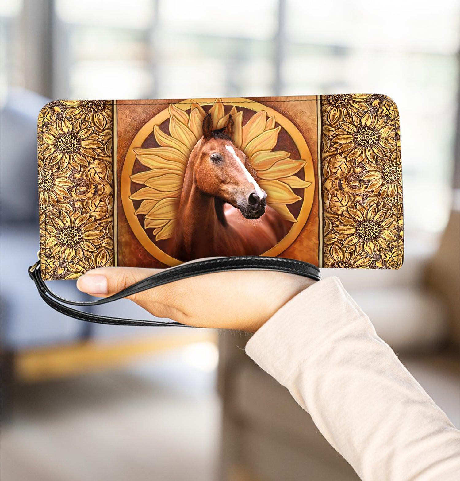 Horse Clutch Purse, Gift for Horse Lovers - PU169PA - BMGifts