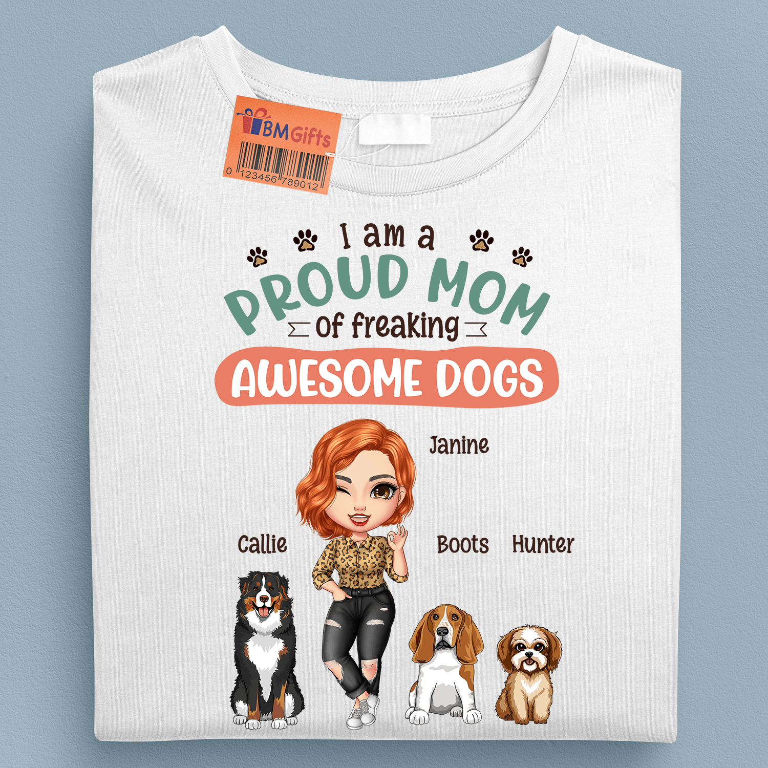 Proud dog shop mom shirt