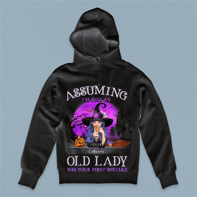 I'm Just An Old Lady Personalized Mother T-shirt, Personalized Gift for Mom, Mama, Parents, Mother, Grandmother - TS149PS06 - BMGifts