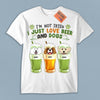 I'm Not Irish I Just Love Beer And Dogs Dog Personalized Shirt, St Patrick's Day Gift for Dog Lovers, Dog Dad, Dog Mom - TS619PS02 - BMGifts