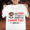 I Woof You Personalized Shirt, Personalized Mother's Day Gift for Dog Lovers, Dog Dad, Dog Mom - TS373PS05 - BMGifts