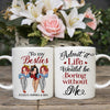 Life Would Be Boring Without Besties Personalized Mug, Personalized Gift for Besties, Sisters, Best Friends, Siblings - MG070PS01 - BMGifts