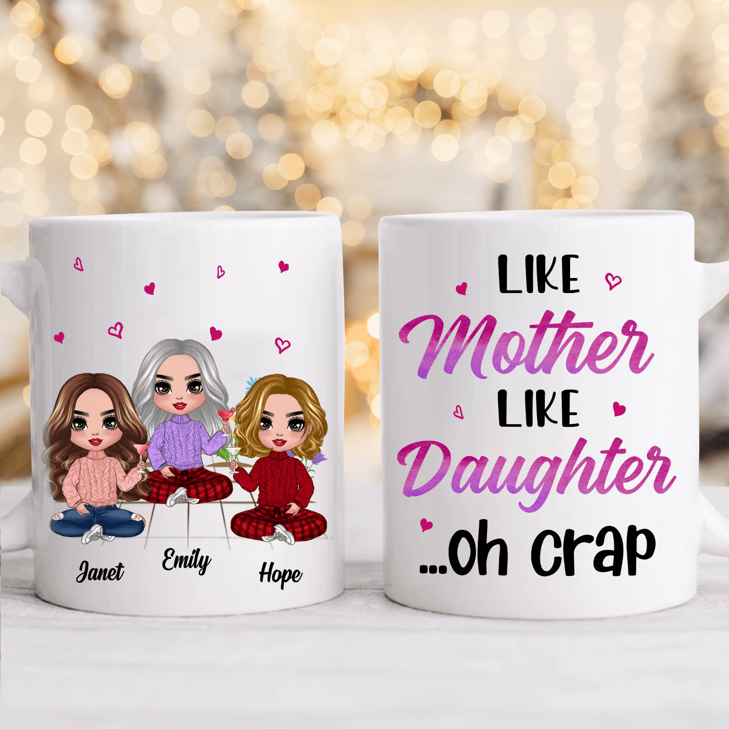 Gifts For Mom From Daughter Son, Mom Mug, Mothers Day Gifts for Mom,  Mothers Day Cup 15oz Coffee Cups, Mom Birthday Gifts from Daughter,  Mother''s Day