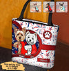 Love America Mom Dog Personalized Totebag, Personalized Gift for Dog Lovers, Dog Dad, Dog Mom - TO495PS06 - BMGifts