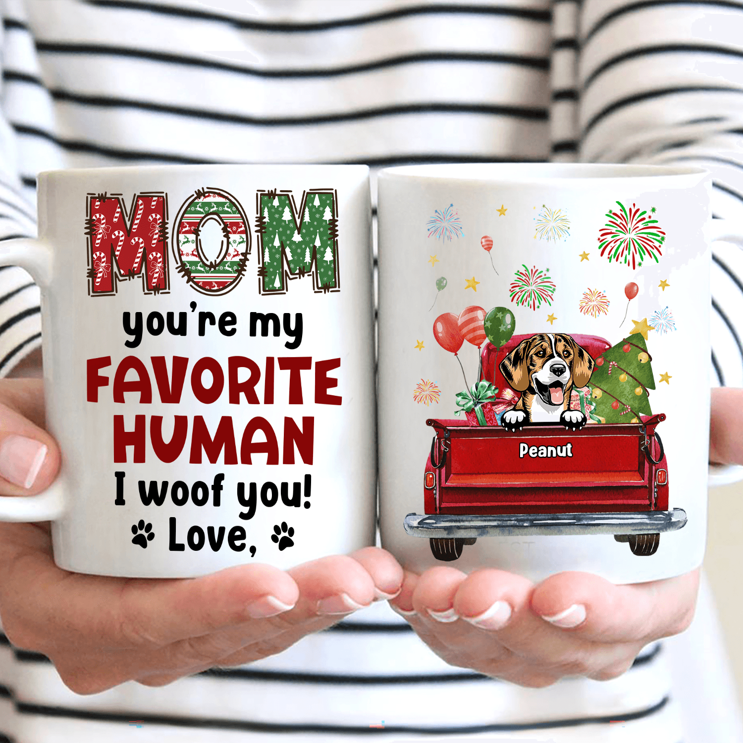 Dog Personalized Mug, Mother's Day Gift for Dog Lovers, Dog Dad, Dog Mom -  MG064PS05