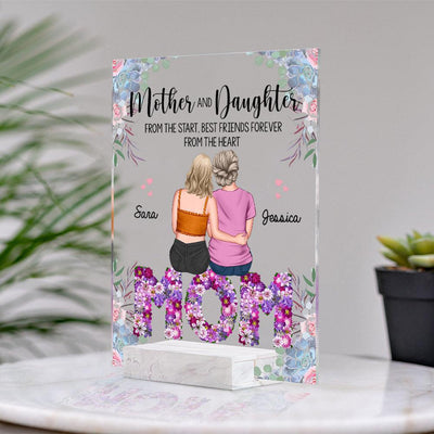Mother And Daughters Mother Personalized Acrylic Plaque, Mother’s Day Gift for Mom, Mama, Parents, Mother, Grandmother - AP038PS02 - BMGifts