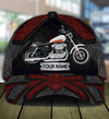 Motorcycle Black Red Personalized Cap, Personalized Gift for Motorcycle Lovers, Motorcycle Riders - CP102PS08 - BMGifts