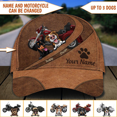 Motorcycle Personalized Classic Cap, Personalized Gift for Motorcycle Lovers, Motorcycle Riders - CP140PS04 - BMGifts