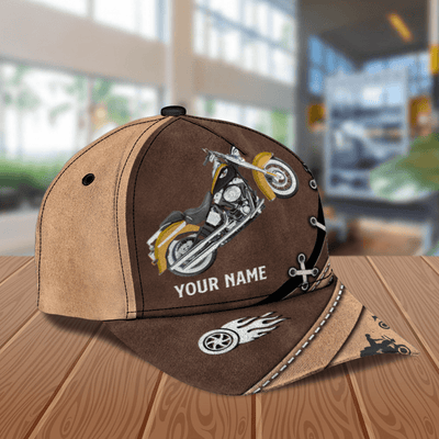 Motorcycle Personalized Classic Cap, Personalized Gift for Motorcycle Lovers, Motorcycle Riders - CP212PS11 - BMGifts