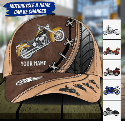 Motorcycle Personalized Classic Cap, Personalized Gift for Motorcycle Lovers, Motorcycle Riders - CP212PS11 - BMGifts