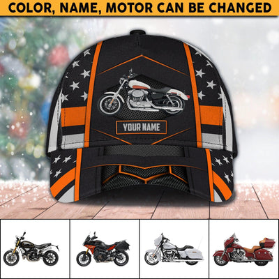 Motorcycle Personalized Classic Cap, Personalized Gift for Motorcycle Lovers, Motorcycle Riders - CP214PS11 - BMGifts