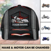 Motorcycle Personalized Classic Cap, Personalized Gift for Motorcycle Lovers, Motorcycle Riders - CP216PS11 - BMGifts