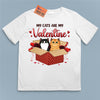 My Cats Are My Valentine Cat Personalized Shirt, Valentine Gift For Cat Lovers, Cat Dad, Cat Mom - TS025PS12 - BMGifts