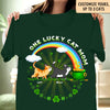 My Lucky Charms Cat Personalized Shirt, Personalized St Patrick's Day Gift for Cat Lovers, Cat Dad, Cat Mom - TS574PS01 - BMGifts