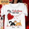 My Valentines Have Paws Cat Personalized Shirt, Valentine Gift For Cat Lovers, Cat Dad, Cat Mom - TS024PS12 - BMGifts