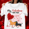 My Valentines Have Paws Dog Personalized Shirt, Personalized Valentine Gift for Dog Lovers, Dog Dad, Dog Mom - TS536PS01 - BMGifts