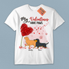 My Valentines Have Paws Dog Personalized Shirt, Personalized Valentine Gift for Dog Lovers, Dog Dad, Dog Mom - TS536PS01 - BMGifts