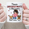 Never Underestimate A Dog Mom Dog Personalized Mug, Personalized Gift for Dog Lovers, Dog Dad, Dog Mom - MG103PS01 - BMGifts