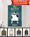 Nice Butt Cat Personalized Poster, Personalized Gift for Cat Lovers, Cat Mom, Cat Dad - PT002PS - BMGifts (formerly Best Memorial Gifts)