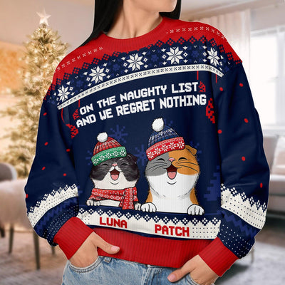 Naughty 2024 list sweater