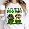 One Lucky Dog Mom Dog Personalized Shirt, St Patrick's Day Gift for Dog Lovers, Dog Dad, Dog Mom - TS613PS02 - BMGifts