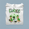 One Lucky Mama Dog Personalized Shirt, St Patrick's Day Gift for Dog Lovers, Dog Dad, Dog Mom - TS615PS02 - BMGifts