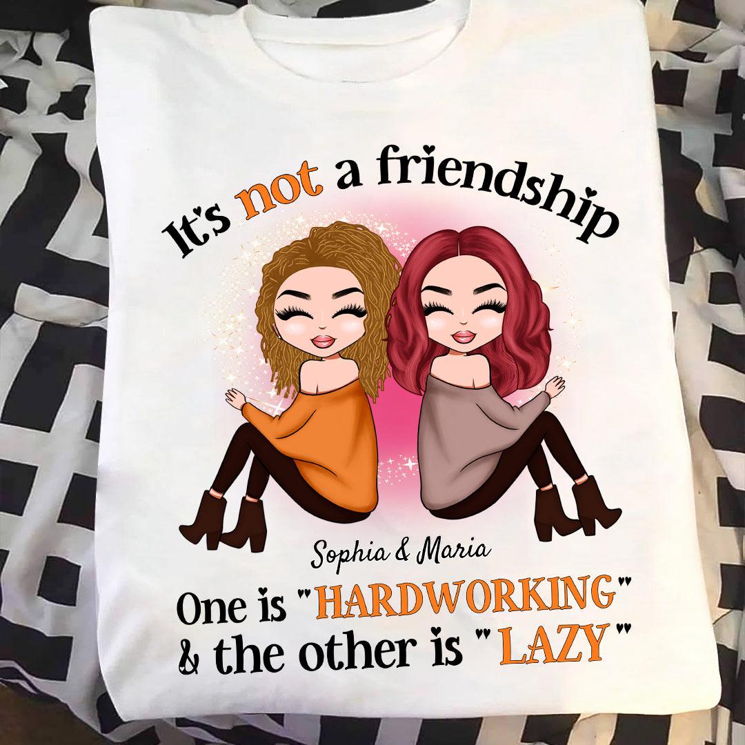 Opposite Friendship Bestie Personalized Shirt, Personalized Gift for  Besties, Sisters, Best Friends, Siblings   TS20PS20