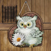Owl Custom Shaped Wooden Sign, Gift for Owl Lovers - CS006PA06 - BMGifts (formerly Best Memorial Gifts)