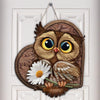 Owl Custom Shaped Wooden Sign, Gift for Owl Lovers - CS007PA06 - BMGifts (formerly Best Memorial Gifts)