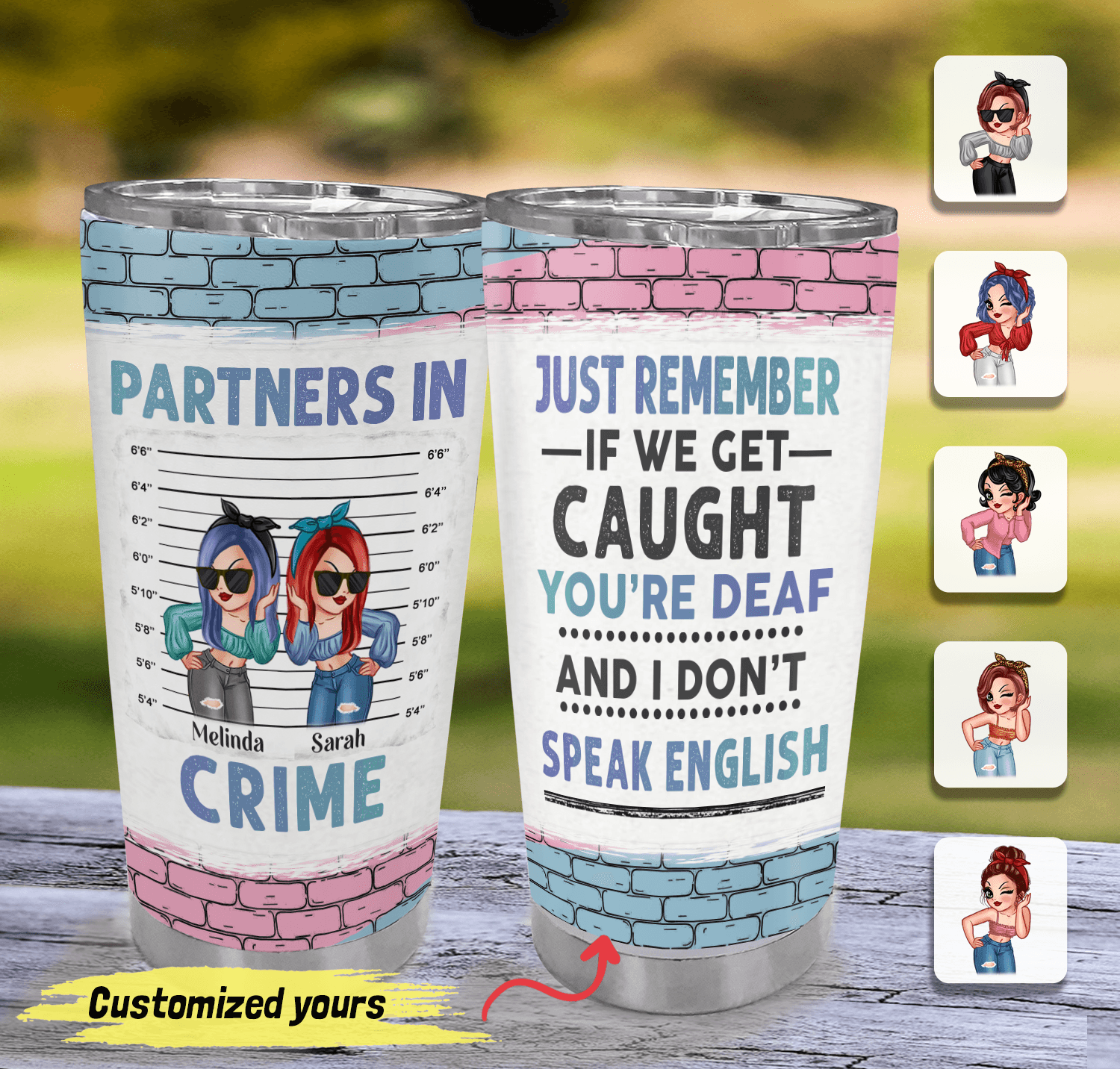 Best Friend Custom Gift Print Personalised Birthday Present Partner In  Crime A4 | eBay