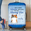 Party While Owner Was Away Personalized Cat Luggage Cover, Personalized Gift for Cat Lovers, Cat Mom, Cat Dad - LC015PS06 - BMGifts (formerly Best Memorial Gifts)