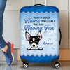 Party While Owner Was Away Personalized Dog Luggage Cover, Personalized Gift for Dog Lovers, Dog Dad, Dog Mom - LC016PS06 - BMGifts (formerly Best Memorial Gifts)