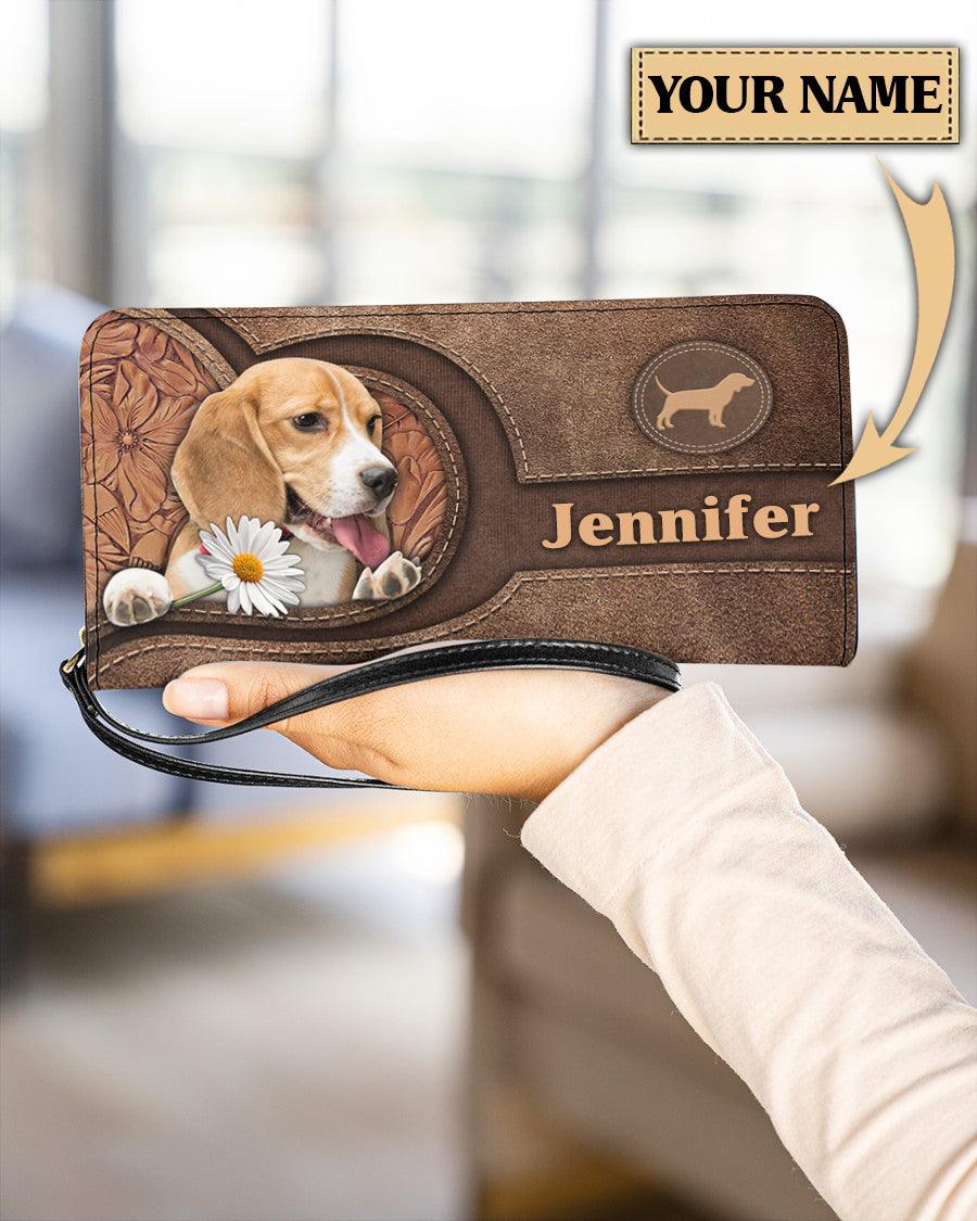 Personalized Beagle Clutch Purse - PU121PS - BMGifts