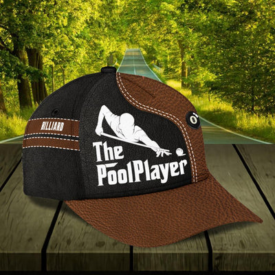 Personalized Billiard Classic Cap, Personalized Gift for Billiard Snooker Lovers, Billiard Snooker Players - CP1361PS - BMGifts