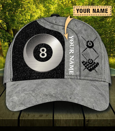 Personalized Billiard Classic Cap, Personalized Gift for Billiard Snooker Lovers, Billiard Snooker Players - CP1532PS - BMGifts