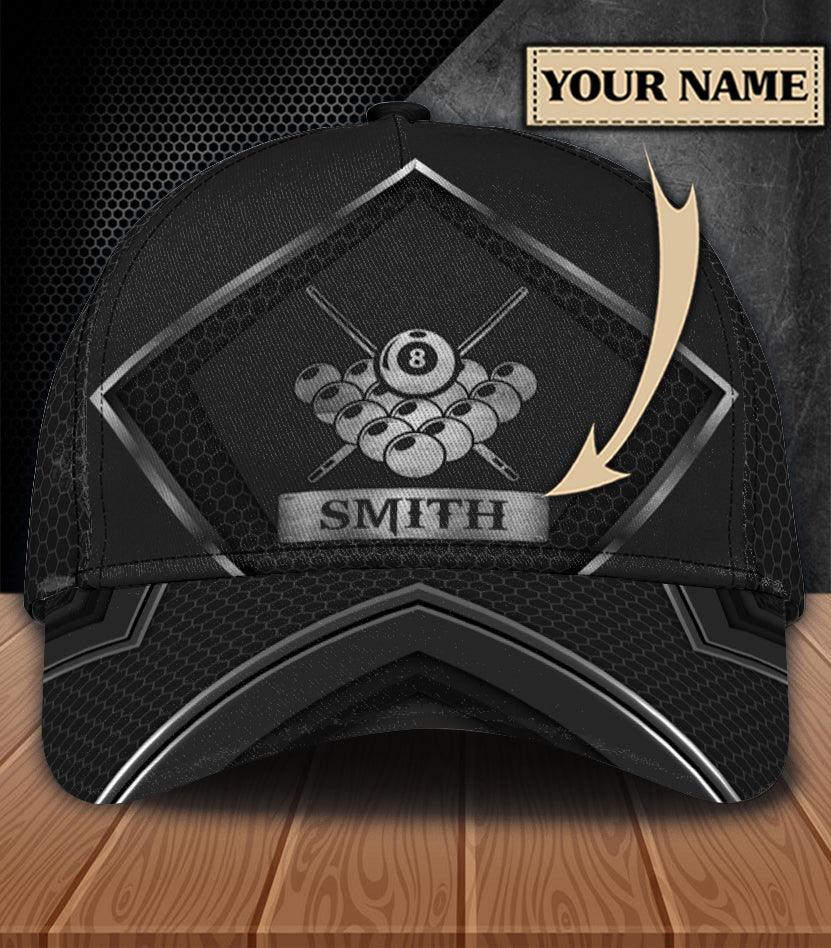 Personalized Billiard Classic Cap, Personalized Gift for Billiard Snooker Lovers, Billiard Snooker Players - CP750PS - BMGifts