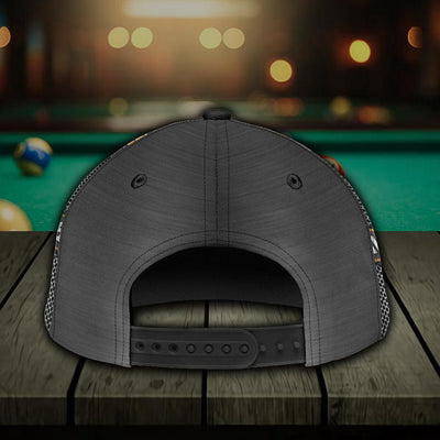 Personalized Billiard Classic Cap, Personalized Gift for Billiard Snooker Lovers, Billiard Snooker Players - CP765PS - BMGifts