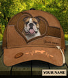 Personalized Bulldog Classic Cap, Personalized Gift for Dog Lovers, Dog Dad, Dog Mom - CP1349PS - BMGifts