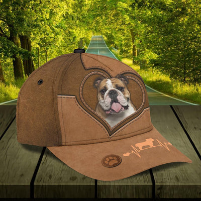 Personalized Bulldog Classic Cap, Personalized Gift for Dog Lovers, Dog Dad, Dog Mom - CP1349PS - BMGifts