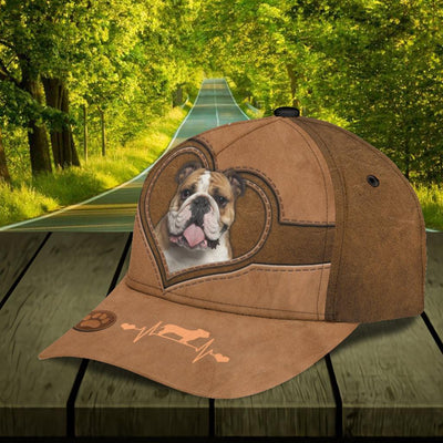 Personalized Bulldog Classic Cap, Personalized Gift for Dog Lovers, Dog Dad, Dog Mom - CP1349PS - BMGifts