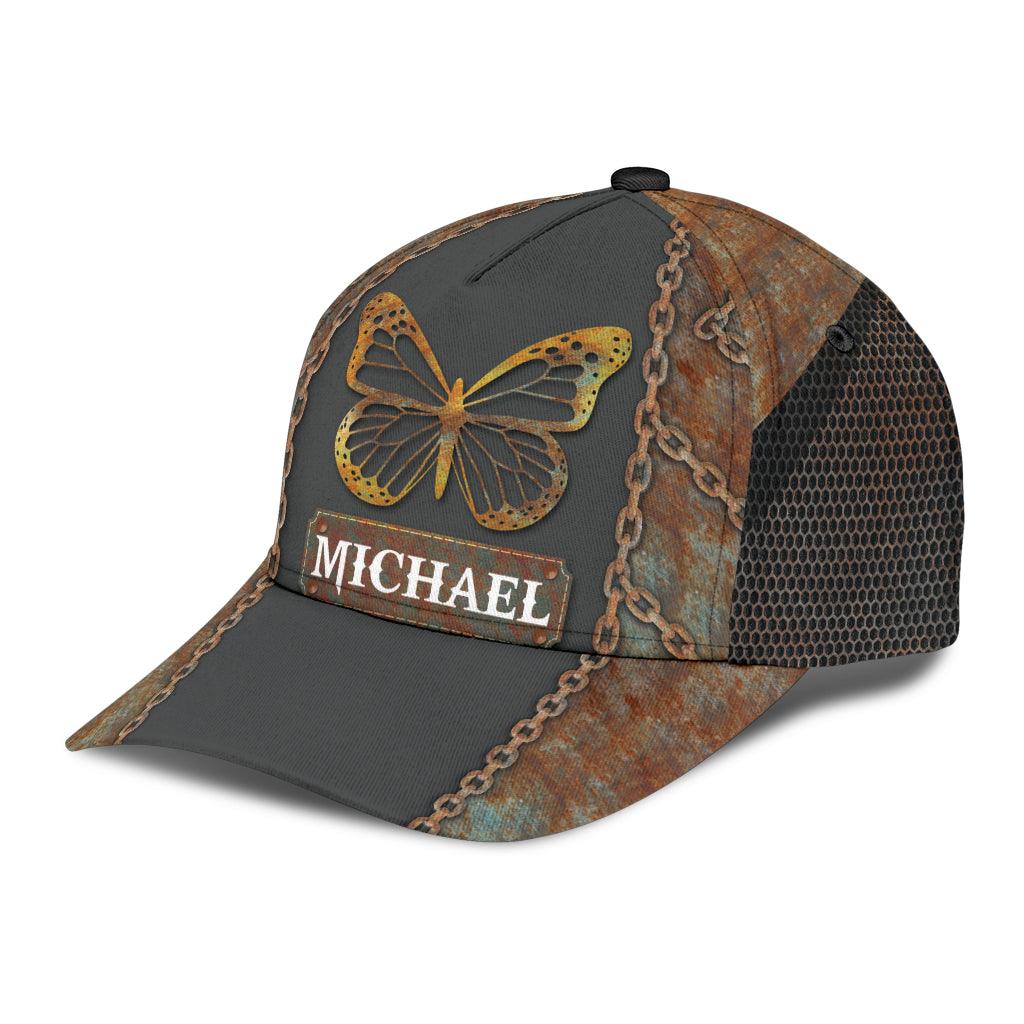 Personalized Butterfly Classic Cap, Personalized Gift for Butterfly Lovers - CP113CT - BMGifts