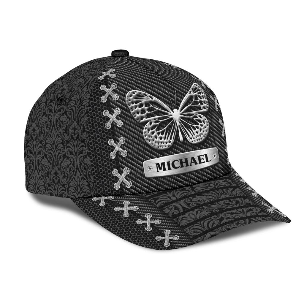 Personalized Butterfly Classic Cap, Personalized Gift for Butterfly Lovers - CP147CT - BMGifts