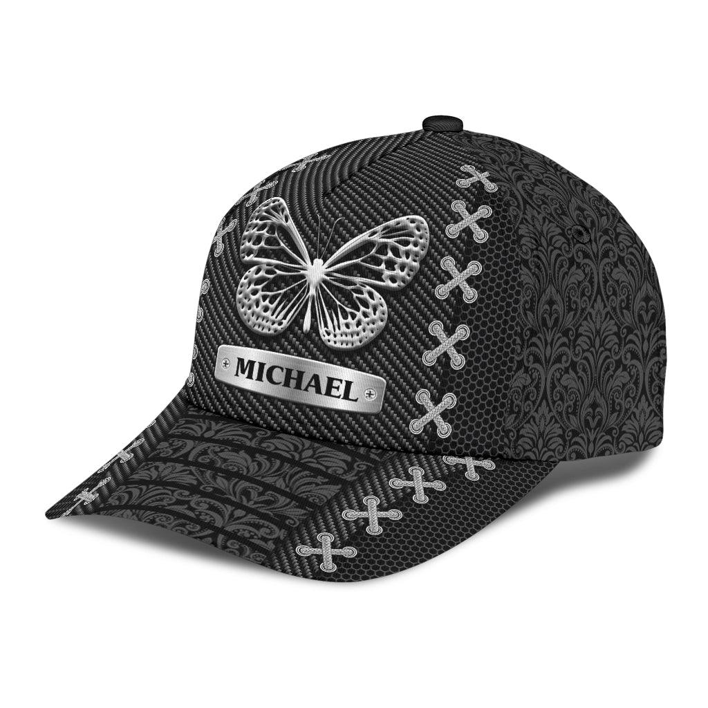 Personalized Butterfly Classic Cap, Personalized Gift for Butterfly Lovers - CP147CT - BMGifts