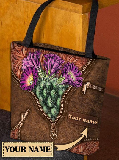 Personalized Cactus All Over Tote Bag - TO362PS - BMGifts