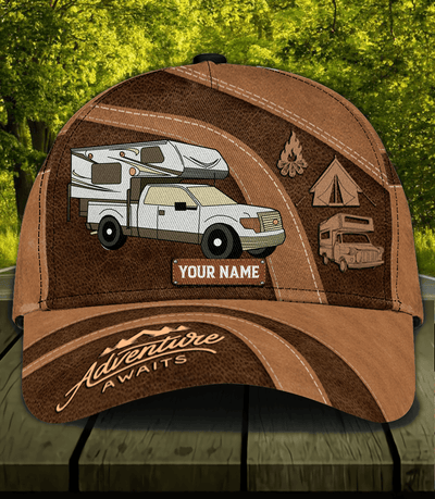 Personalized Camping Classic Cap, Personalized Gift for Camping Lovers - CP665PS06 - BMGifts