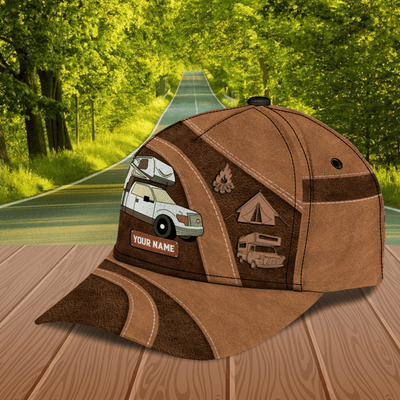 Personalized Camping Classic Cap, Personalized Gift for Camping Lovers - CP665PS06 - BMGifts